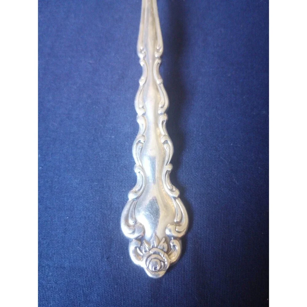 Oneida Community Silverplate Beethoven Solid Serving Spoon 8.5 inch